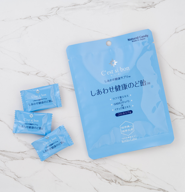 しあわせ健康のど飴
